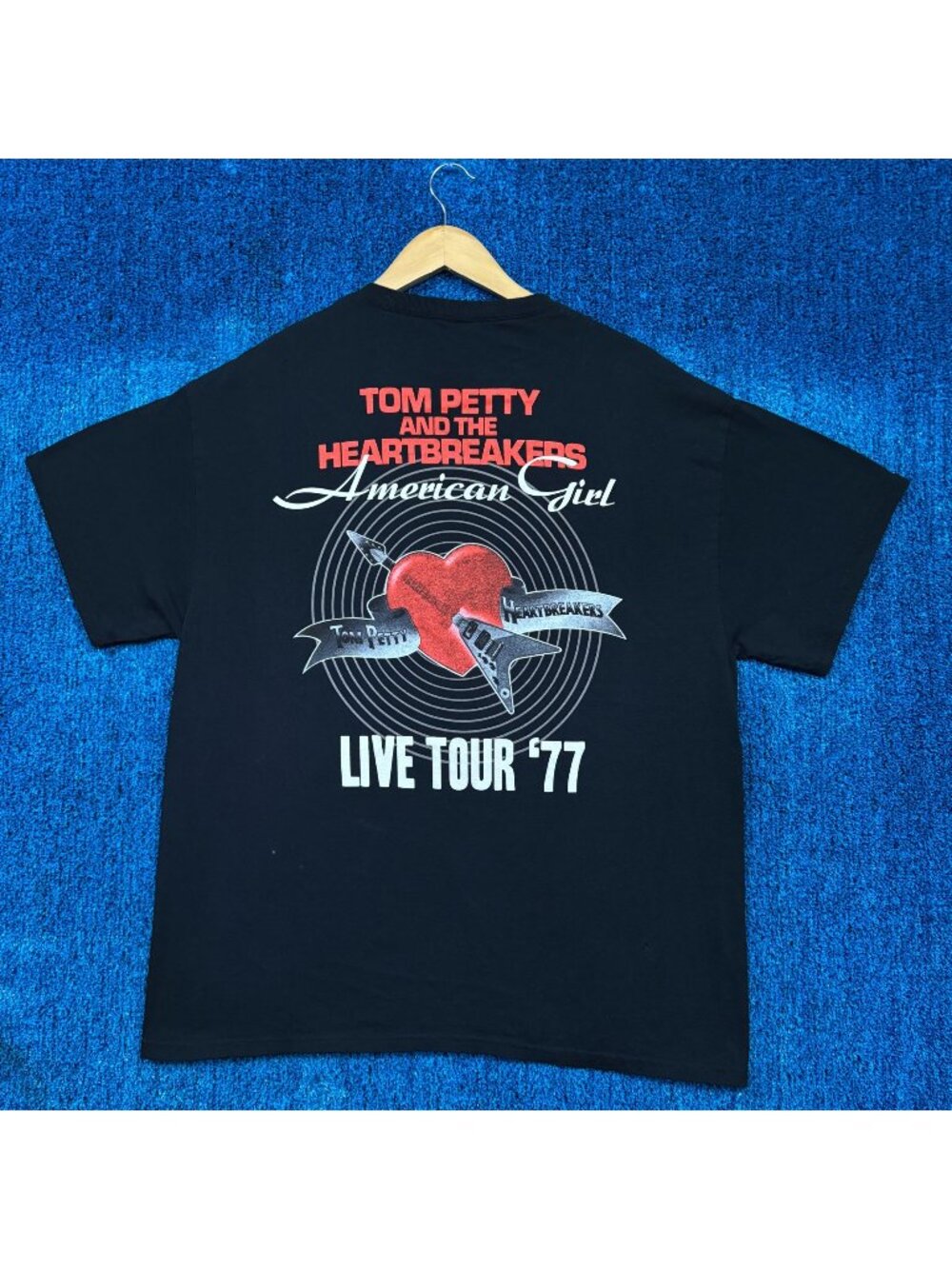 Tom Petty and The Heartbreakers Live Tour 77 Rock T-Shirt Size Extra Large
